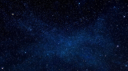 Starry Night Sky Nebula Across Wide Milky Way