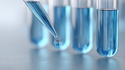 Laboratory dropping liquid experiment