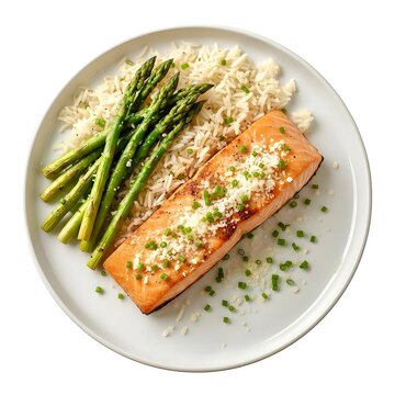 grilled salmon steak