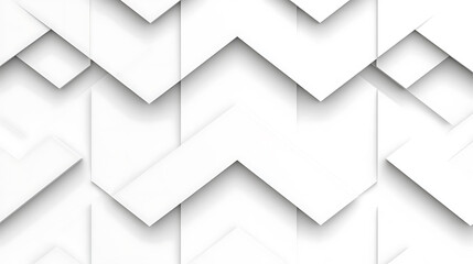 Fototapeta premium White geometric layered paper pattern with soft shadow cloud dancer 2026 modern abstract texture subtle light and minimal mood