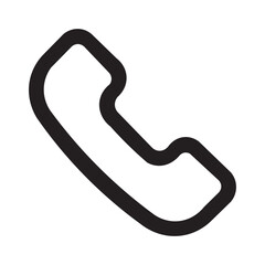 Illustration Vector of Telephone receiver | Line Icon