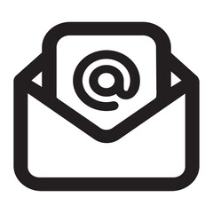 Illustrations Vector of Email message communication icon | Line Icon