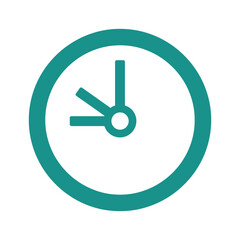 Clock icon showing time