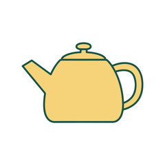 Minimal Tea Kettle Vector Illustration