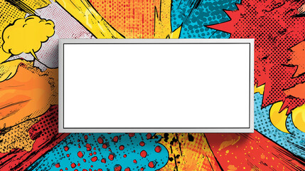 comic page cover design concept, comic style background design, comic Background