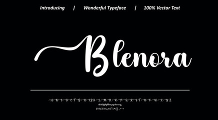 Artistic handwritten script with soft rhythm and elegant flow, designed for creative branding, packaging, and expressive typography layouts. © Vector Hall