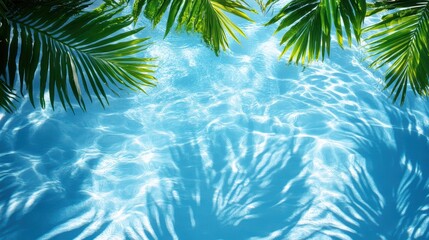 Tranquil water reflection tropical paradise nature photography lush environment aerial view serenity and calmness in nature