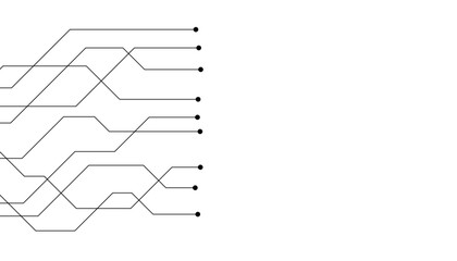 Abstract futuristic circuit board Illustration, Circuit board with various technology elements. Circuit board pattern for technology background. Vector illustration