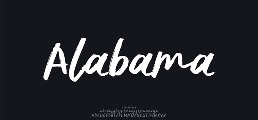 Abstract minimal modern alphabet fonts.