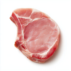 Fototapeta premium Assorted meat products isolated on white background. Studio shot for food and design projects
