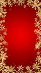 christmas background with snowflakes