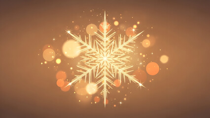 christmas background with snowflakes