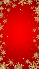 christmas background with snowflakes