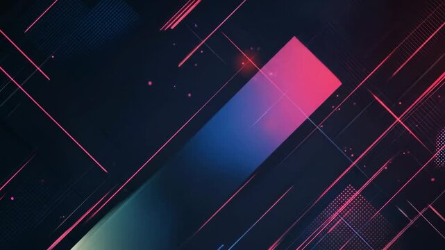 Abstract geometric lines and shapes background with dynamic composition