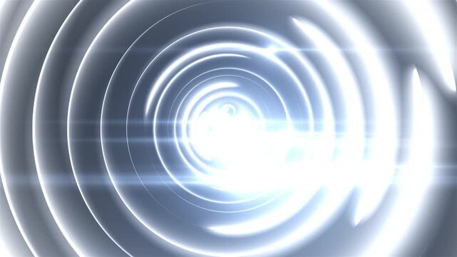 Chaotic fractal lights. Computer generated 3d render