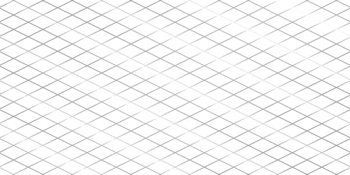 Seamless surface pattern with mini diamond ornament. Black diagonal stripes grill on white background. Grid motif. Crossed lines wallpaper. Checkered image