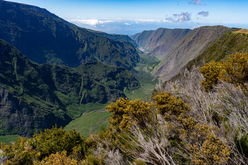 France, La Reunion Island, valley of the Rivi&egrave;re des Remparts .