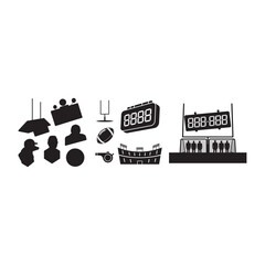 Midnight Kickoff Countdown Silhouette Pack design.