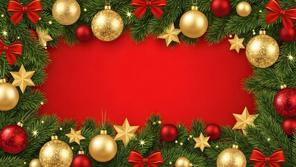 christmas background with snowflakes