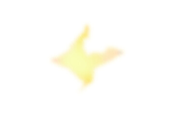 中央が光る黄色のグラデーションぼかし図形 