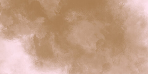 Fototapeta premium Abstract background , with painted grunge background texture for design . Abstract background with grunge white, gray smoke and cloud texture. Abstract colorful watercolor on brown background. 