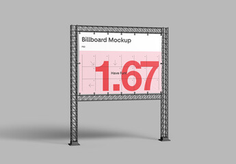 Ractangle Billboard Mockup