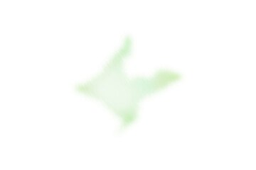 中央が光る緑のグラデーションぼかし図形 