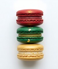 stack of colorful macaroons