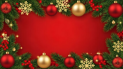 christmas background with snowflakes
