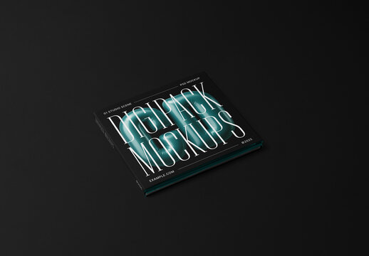 CD Box Package Mockup