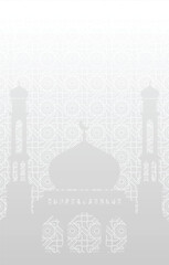 abstract islamic background illustration with dynamic shapes composition