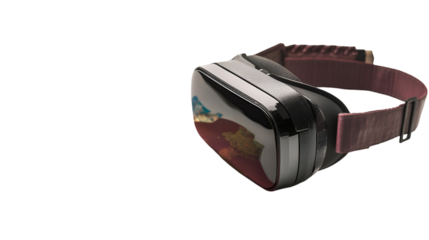 Excited African American Woman Punching While Wearing VR Headset for Fitness Gaming