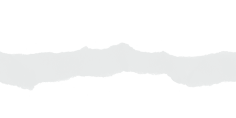 Torn white paper strip with jagged edges on a black backdrop Ideal for design projects advertising banners or unique