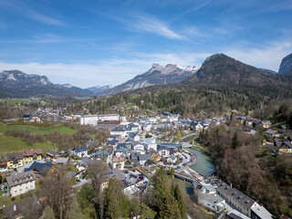 Bad Aussee in Salzkammergut, Austrian Alps