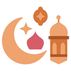 vector illustration of a moon