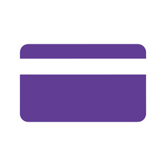 Simple purple rectangle icon