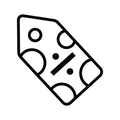 Simple cheese slice illustration