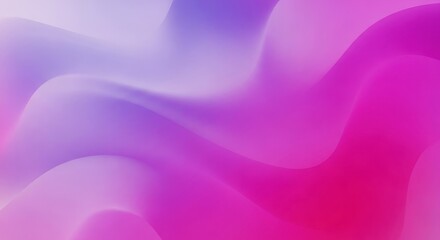 Obraz premium Abstract pink and purple wave pattern with a gradient effect.