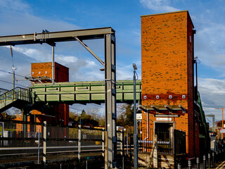 Electrified passenger suburban commuter railway ENGLAND UK