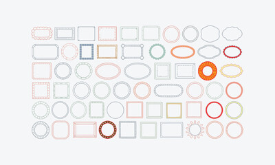 Abstract vector background with circular elements