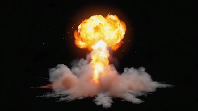 Large explosion occurs in a controlled environment during an experiment at a research facility