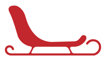 santa claus sleigh. png