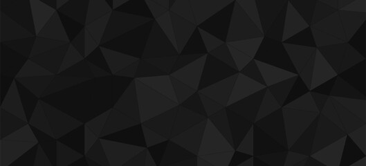 Modern black metal low poly backdrop