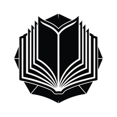 open book with a crown