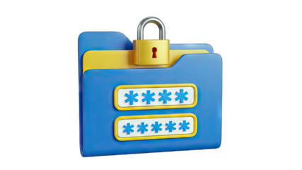 Secured Folder with Password and Lock: Data Protection Concept
