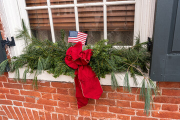 Christmas Window Garland Decoration