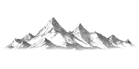 Majestic mountain range