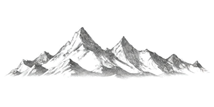 Majestic mountain range