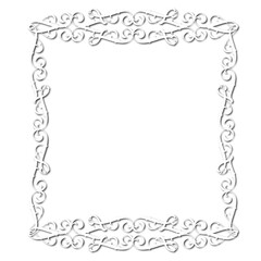 Vintage decorative vector frame in Gothic style - elegant black vector frame on white background, SVG,  middle ages, hallowen, Christmas.