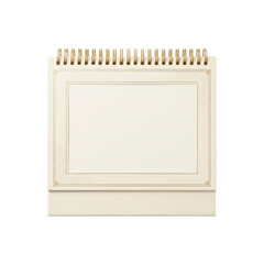 Elegant Chinese desk calendar with blank page for custom dates and planning